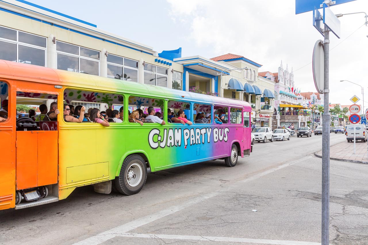 Het avondleven op Aruba